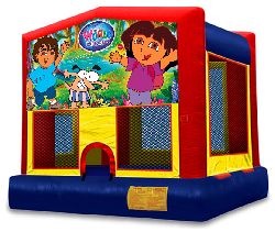 Dora Themed Bounce House